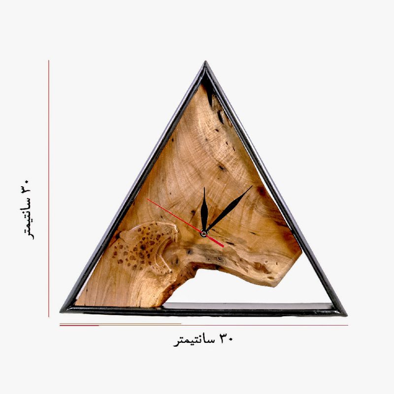ساعت دست ساز مثلثی پلنگ